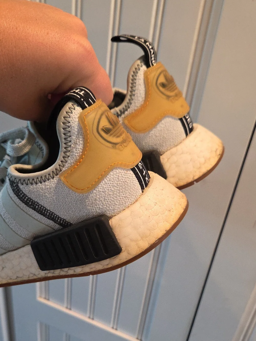 Adidas Womens Nmd-R1 Sneakers Vapour Green Gold 7